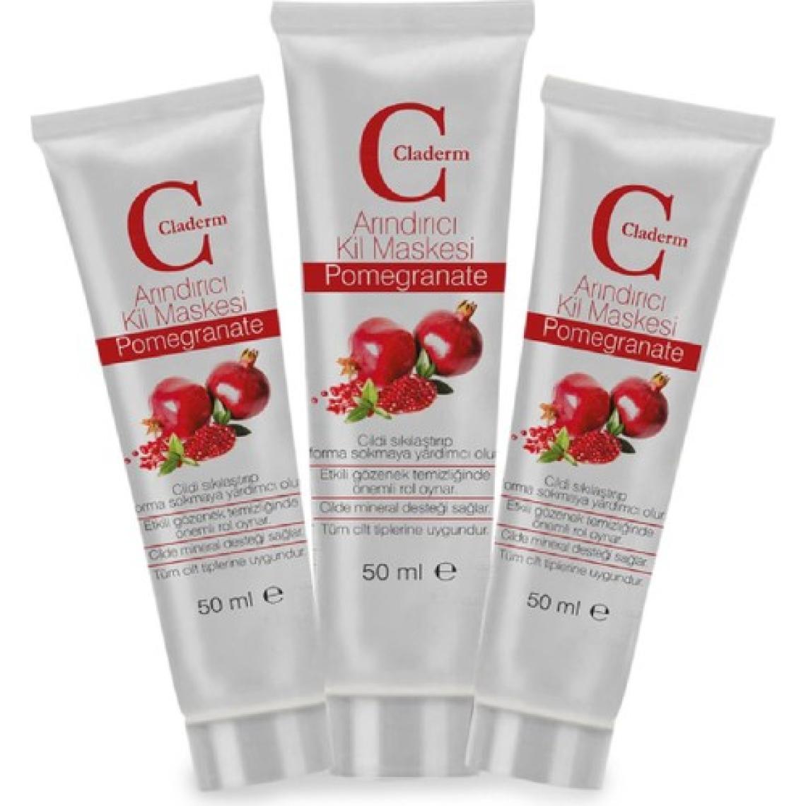 Claderm Pomegranate 50 ml 3'lü Avantaj Paketi