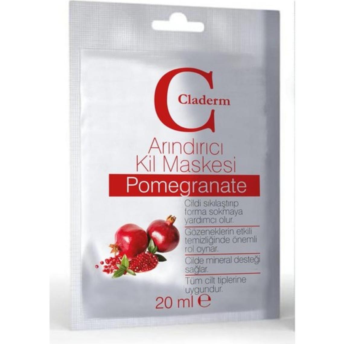 Claderm Kil Maskesi 20 ml Sachet – Pomegranate