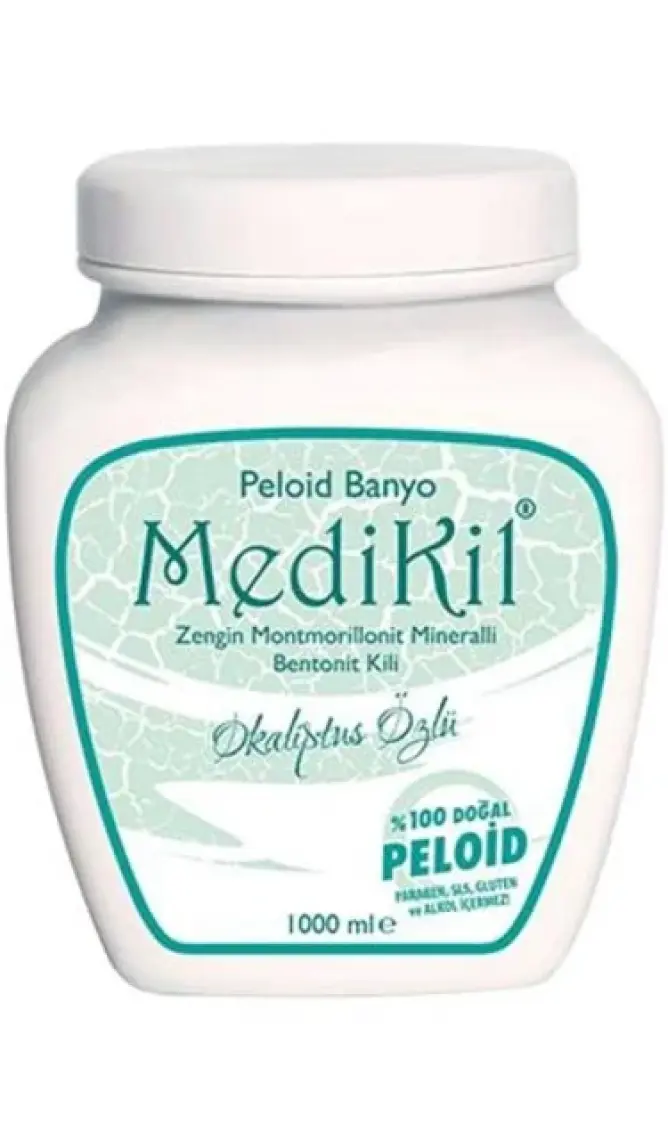 Medikil Peloid Yüz Terapisi (Gül & Buğday Özlü) Bentonit Kili