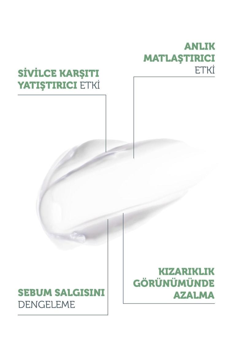 Yağlı Ciltler Için Anında Matlaştırıcı Ve Sivilce Önleyici Yüz Bakım Maskesi T-zone 10 Ml