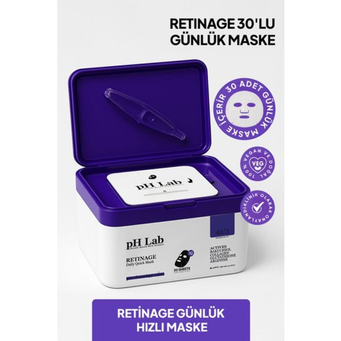 Phlab Retinage Daily Quick Günlük 30'lu Maske