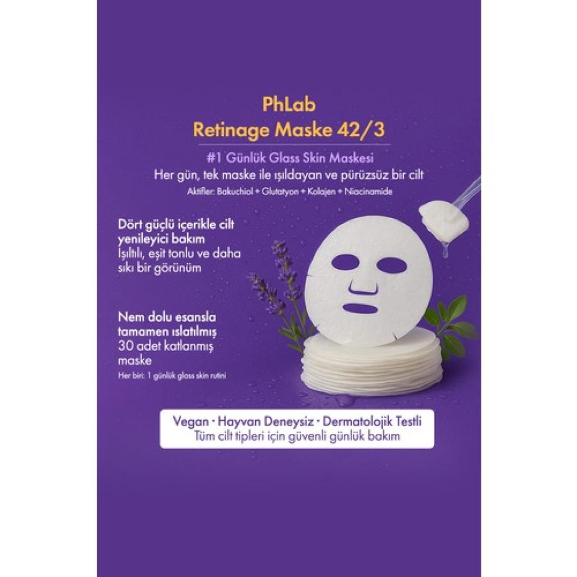 Phlab Retinage Daily Quick Günlük 30'lu Maske