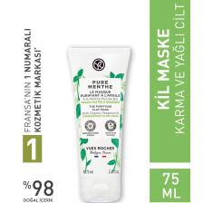 Karma Ve Yağlı Ciltler Için Pure Menthe Kil Maske-75 ml