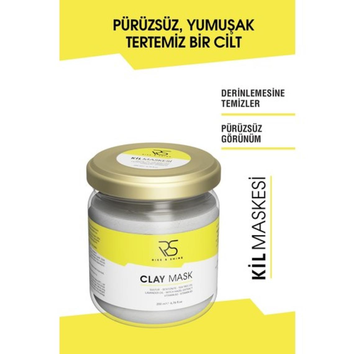 Rise And Shine Kil Yüz Maskesi - Vitamin ve Bitki Özleriyle Derin Temizlik ve Nemlendirme 75 ml