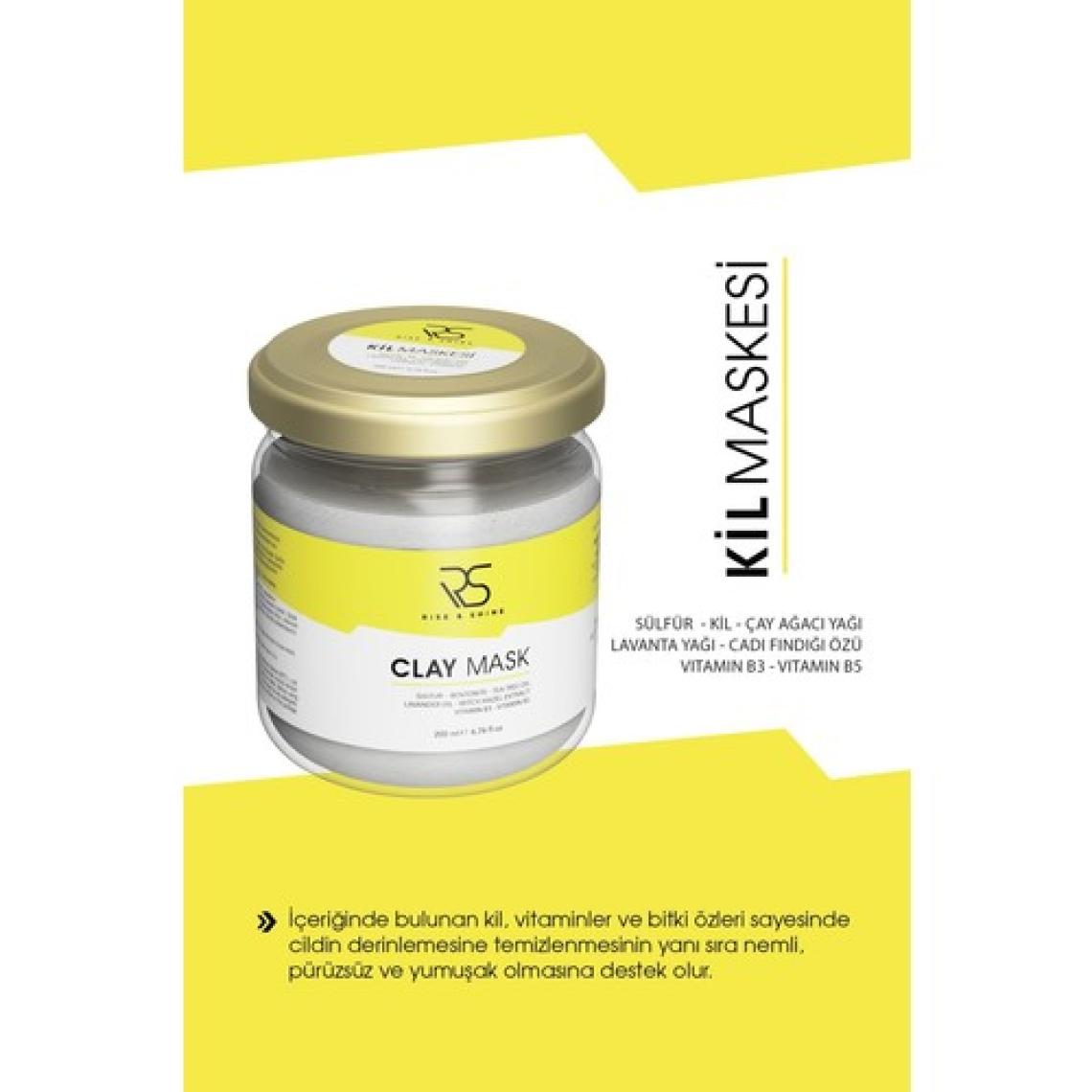 Rise And Shine Kil Yüz Maskesi - Vitamin ve Bitki Özleriyle Derin Temizlik ve Nemlendirme 75 ml