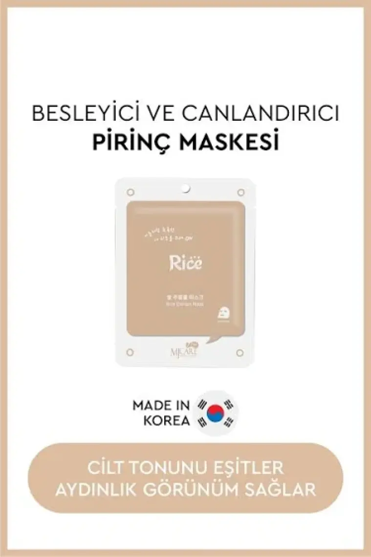 Mjcare On Rice Extract Mask - Pirinç Özlü Yüz Maskesi