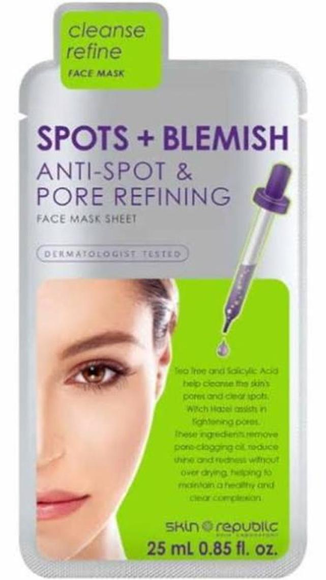 Skin Republic Spots +Blemish Yüz Maskesi 25 ml