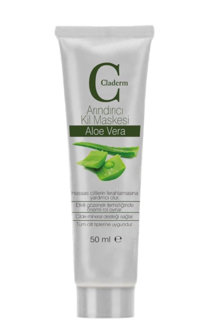 Claderm Aloe Vera Arındırıcı 50 ml Kil Maskesi