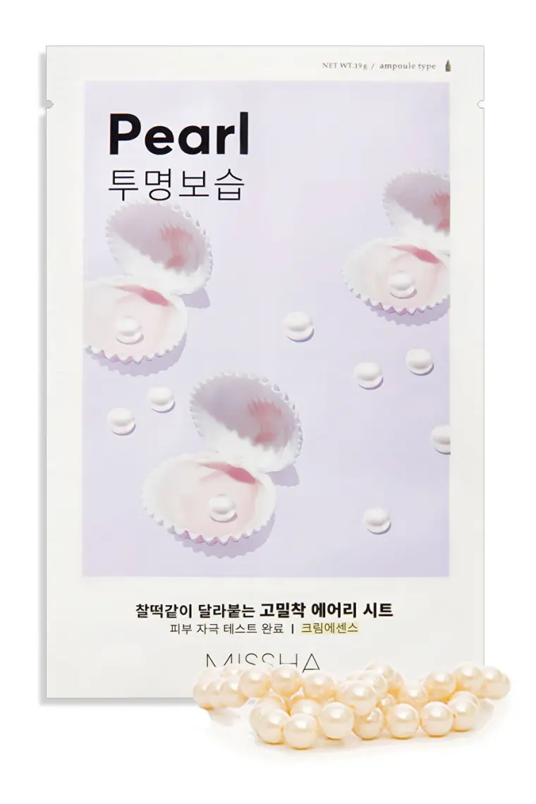 MISSHA İnci Özlü Aydınlık Görünüm Sunan Yaprak Maske (1ad) Airy Fit Sheet Mask Pearl