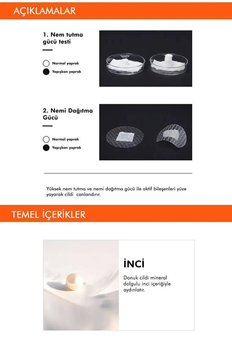 MISSHA İnci Özlü Aydınlık Görünüm Sunan Yaprak Maske (1ad) Airy Fit Sheet Mask Pearl