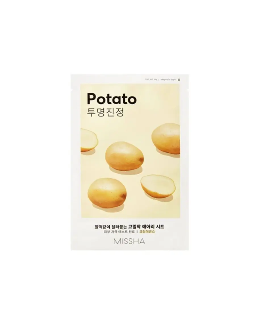 MISSHA İnci Özlü Aydınlık Görünüm Sunan Yaprak Maske (1ad) Airy Fit Sheet Mask Pearl