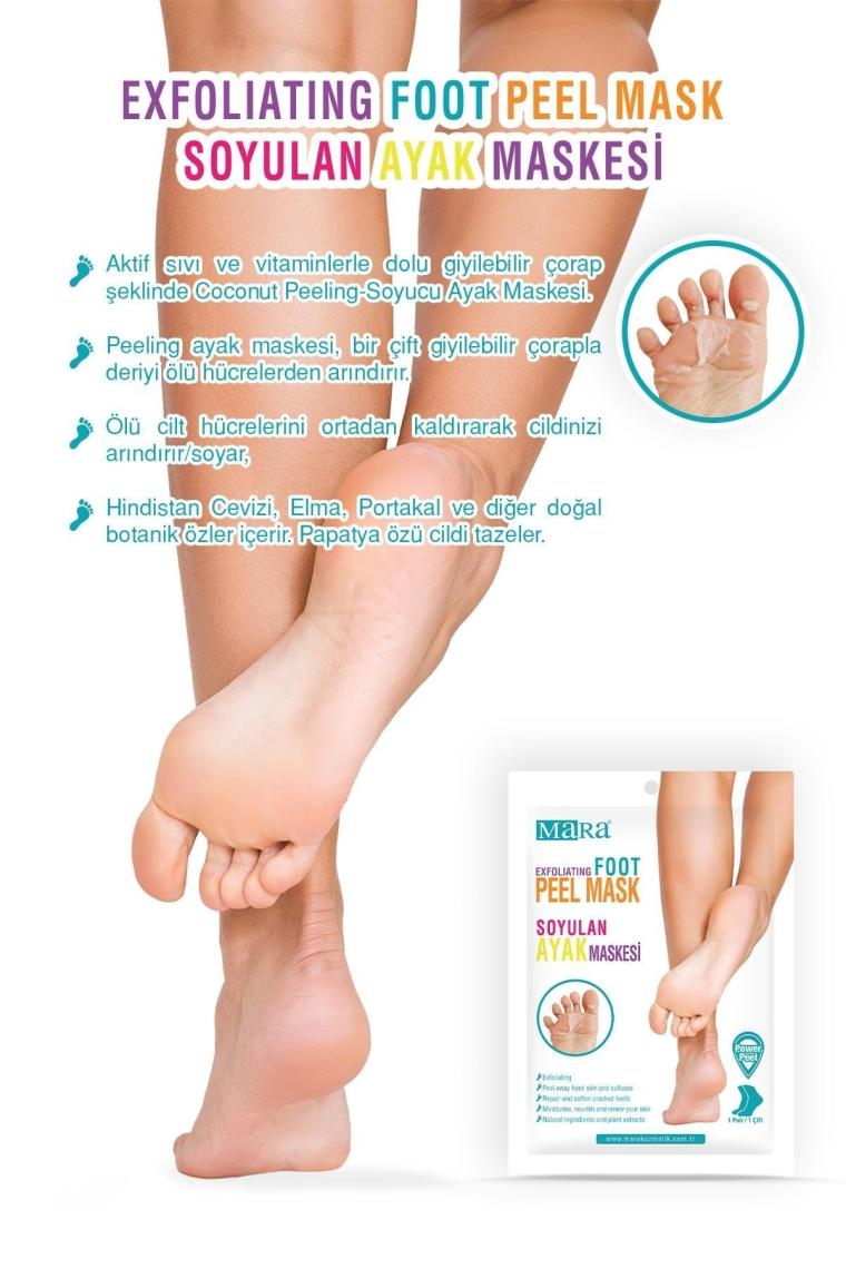 Exfoliating Foot Peel Mask Soyulan Ayak Maskesi