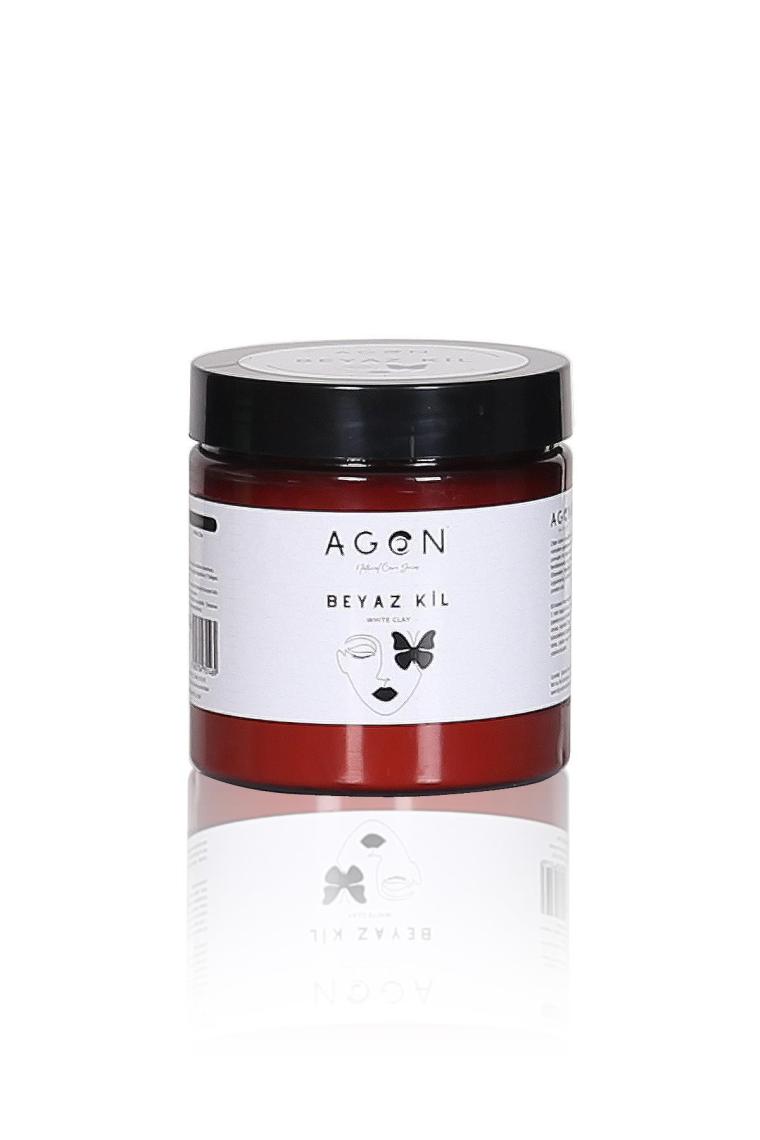Agon Beyaz Kil Doğal Yüz Bakım Maskesi 500 ml (Karma Ciltler )