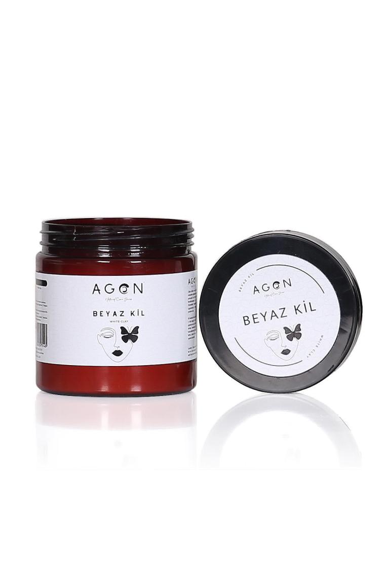 Agon Beyaz Kil Doğal Yüz Bakım Maskesi 500 ml (Karma Ciltler )