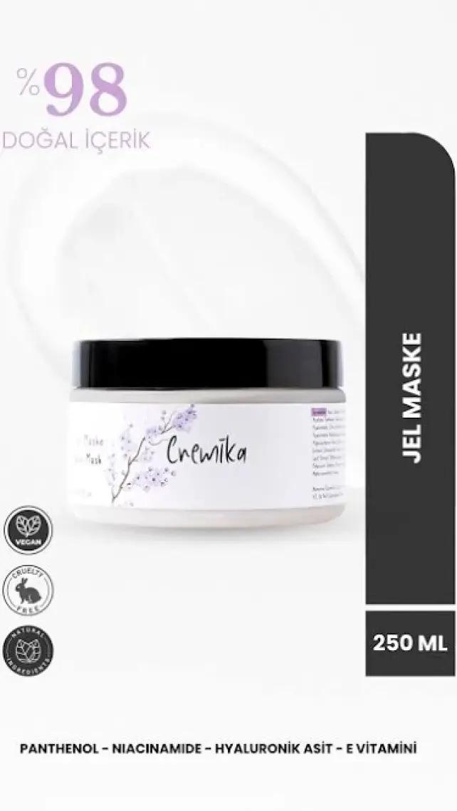 Cremika Cica Jel Maske, Bariyer Onarıcı 5D Hyaluronik Asit 250 ml