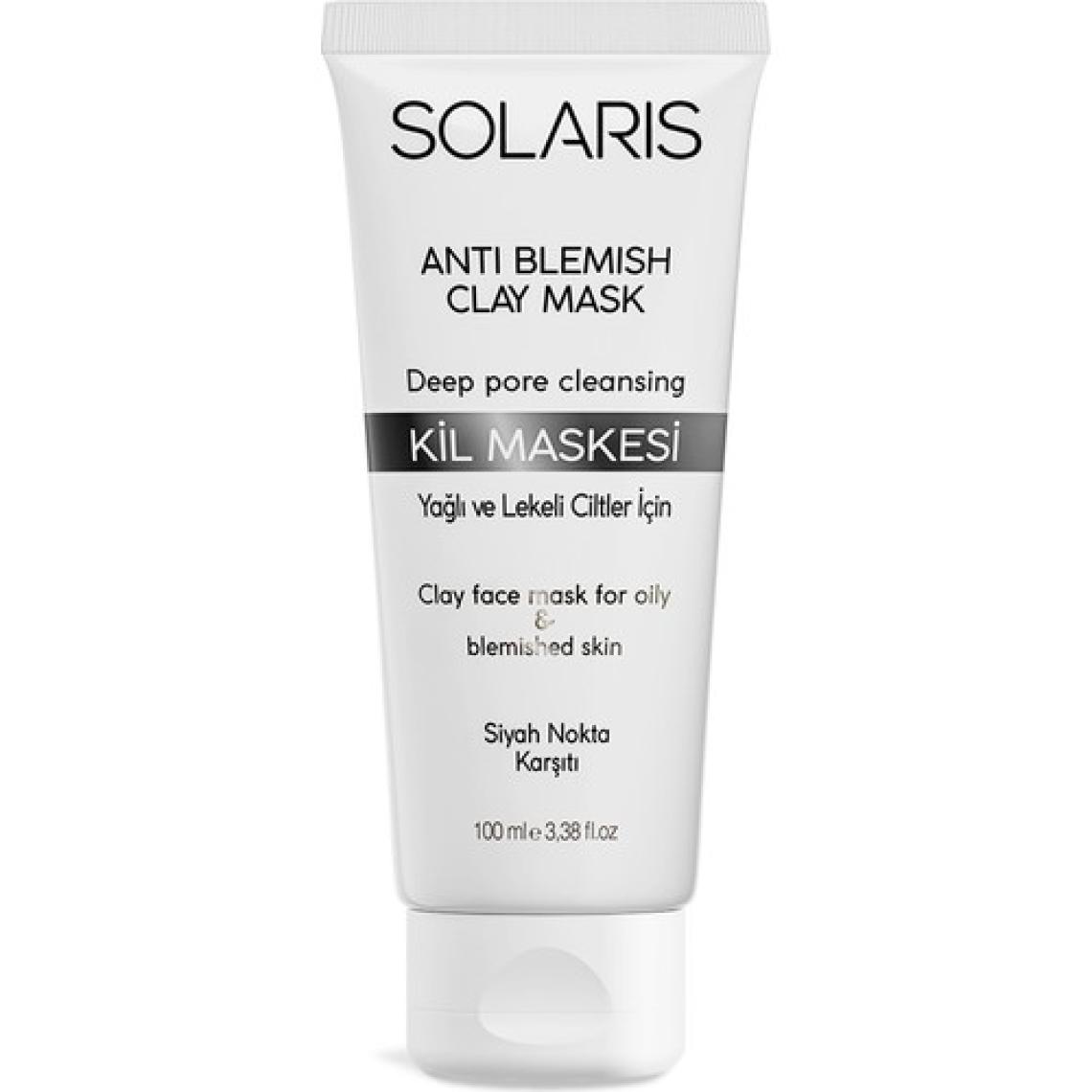Solaris Kil Maskesi Yağlı ve Lekeli Ciltler İçin 100 ml
