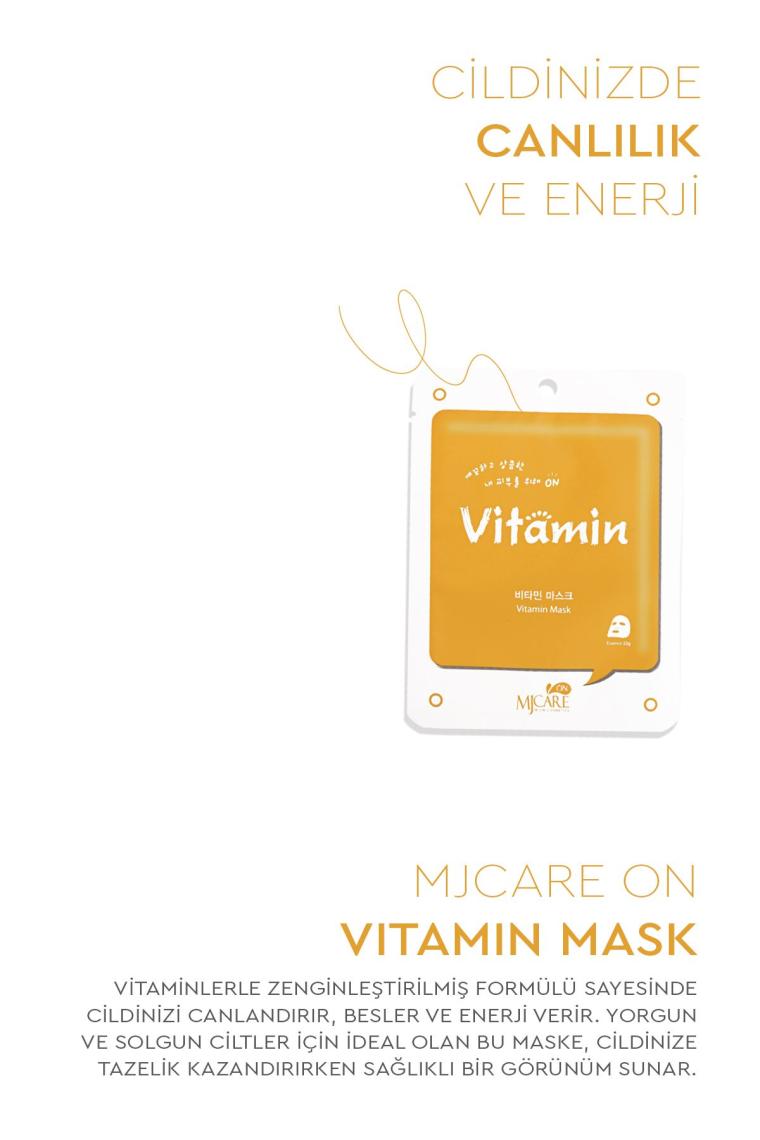 MJ Care On Vitamin Mask -Vitamin Maskesi 8809220800221