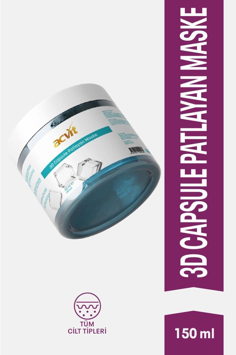 Acvit 3D Capsule Patlayan Maske – 150 ml