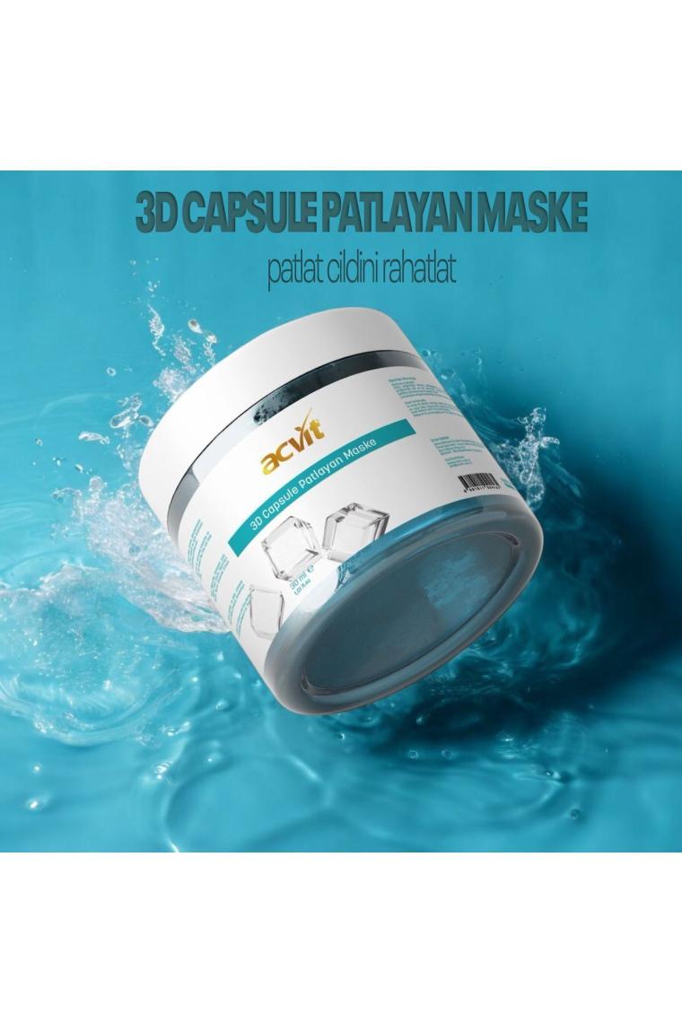 Acvit 3D Capsule Patlayan Maske – 150 ml