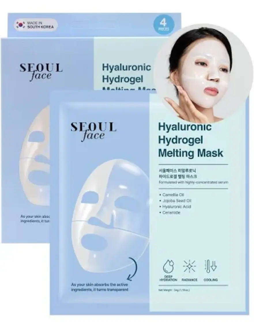 Dermal Seoulface Hyalüronik Asit Hydrojel Şeffaflaşan Eriyen Maske 34g