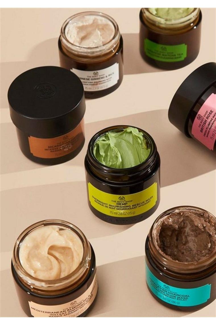 The Body Shop British Rose - Besleyici ve Nemlendirici Maske 15 ML