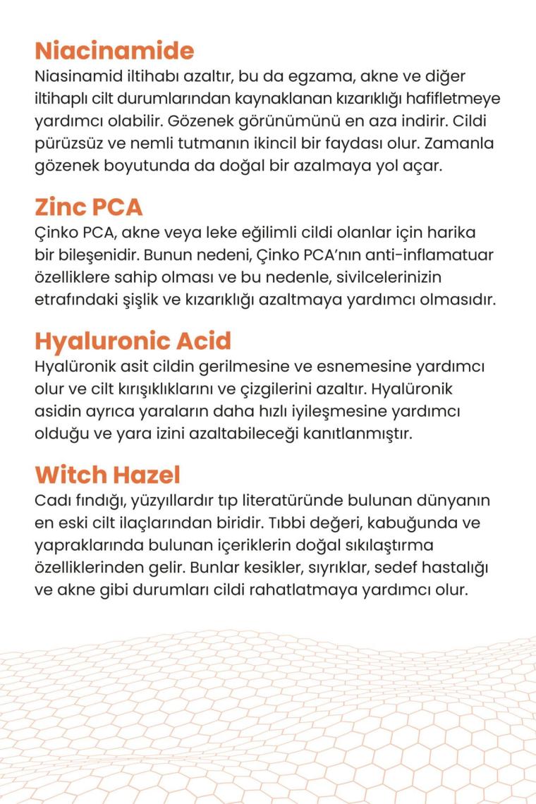 Gözenek Sıkılaştırıcı B3 Vitamini Maske 50ml Sivilce Önleyici Arındırıcı Detoks Ve Peeling Etkili