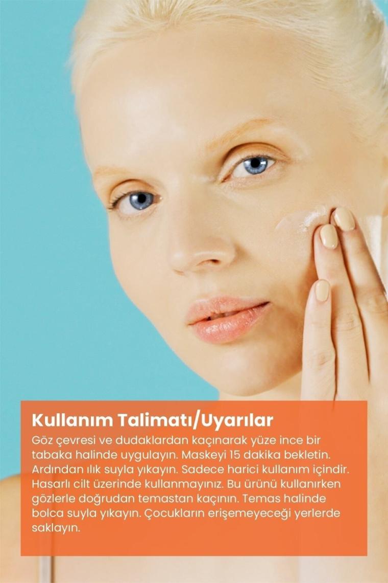 Gözenek Sıkılaştırıcı B3 Vitamini Maske 50ml Sivilce Önleyici Arındırıcı Detoks Ve Peeling Etkili