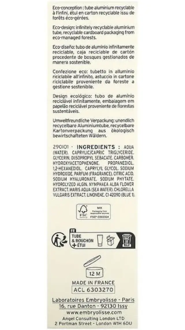 Embryolisse Intense Moisturizing Mask 50 ml