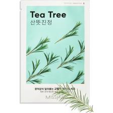 MISSHA Çay Ağacı Özlü Yağ Kontrolü Sağlayan Yaprak Maske (1ad) Airy Fit Sheet Mask Tea Tree