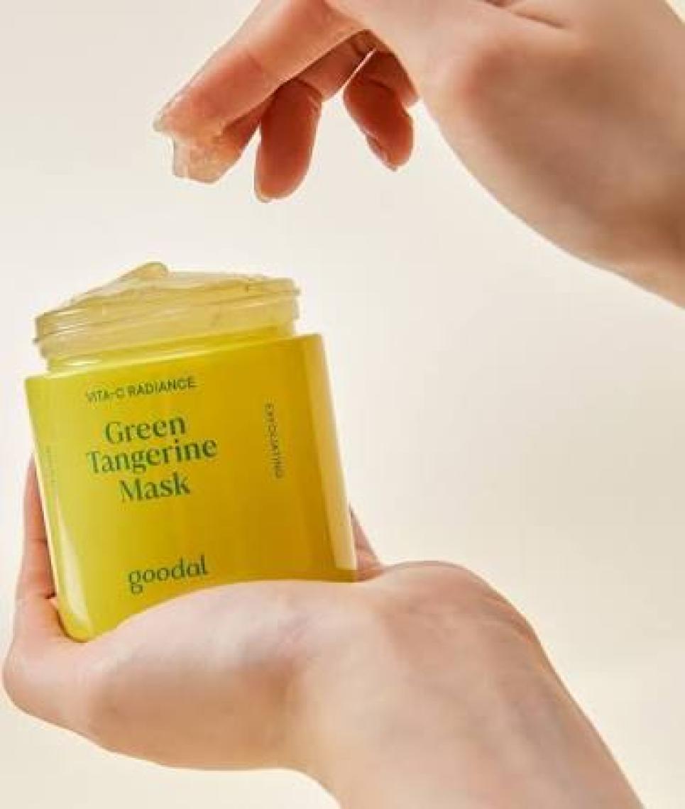 Goodal Green Tangerine Vita C Radiance Mask - Yeşil Mandalina Özlü Işıltı Maskesi