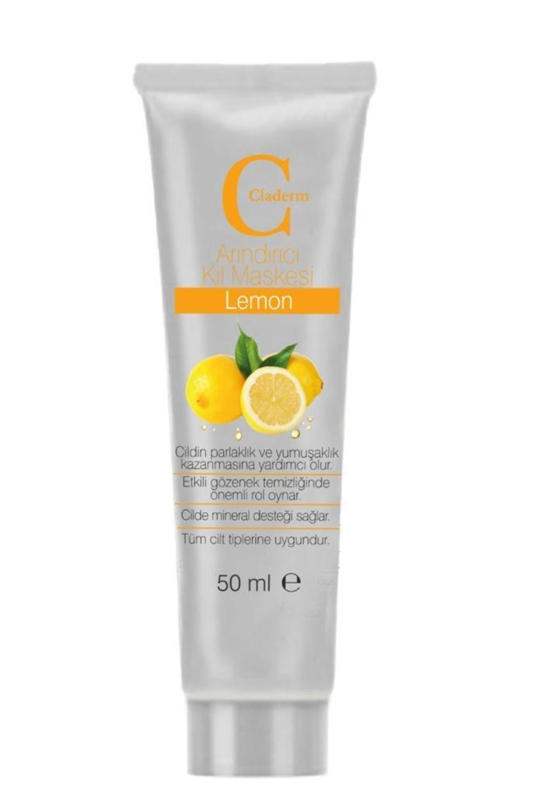 Claderm Lemon Arındırıcı 50 ml Kil Maskesi
