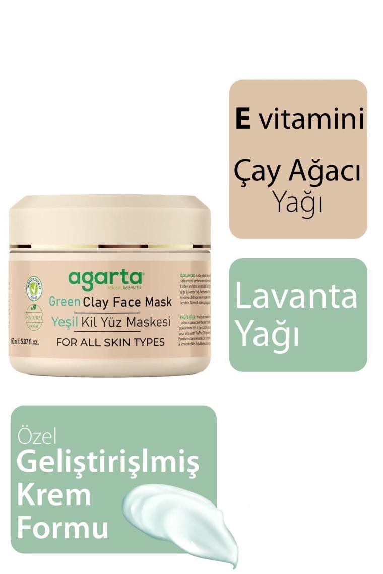 Doğal Yeşil Kil Maskesi 150 ml
