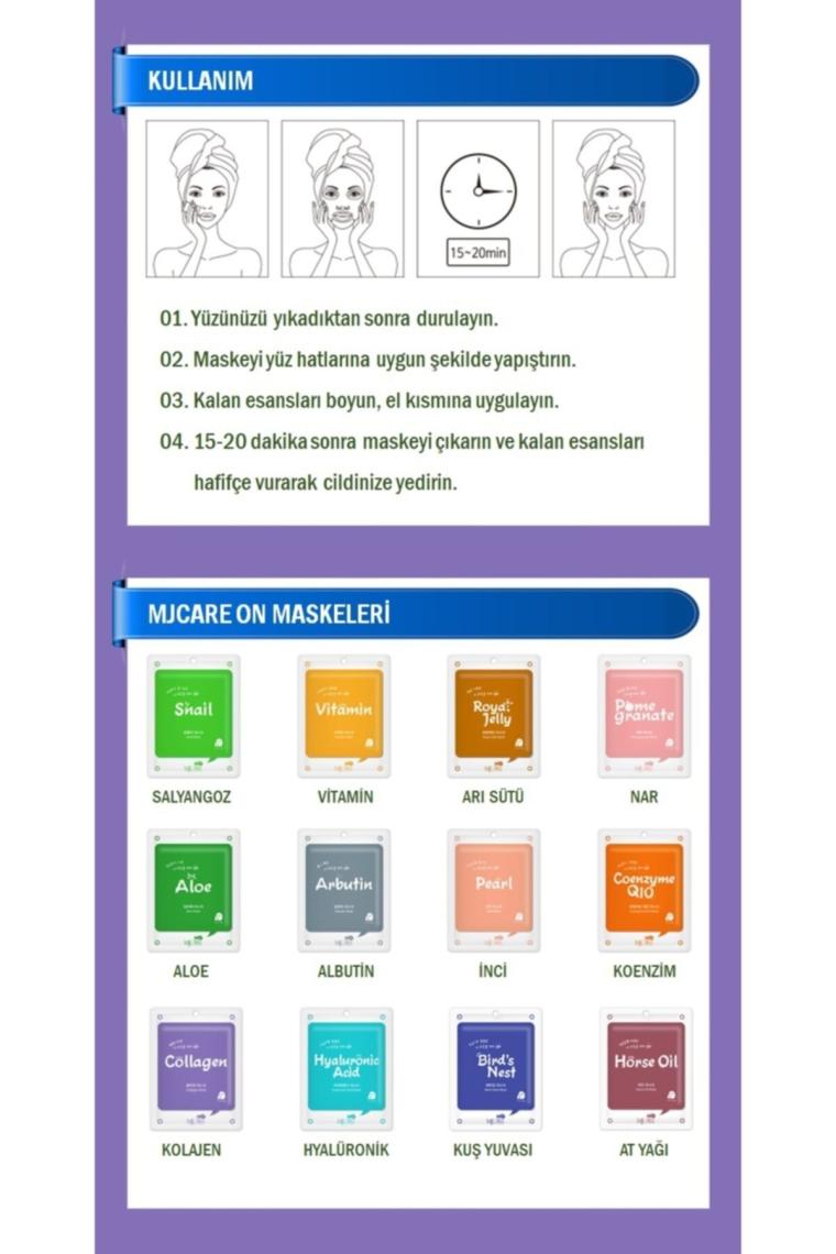 Mjcare On Collagen Mask Kolajen Özlü Yüz Maskesi