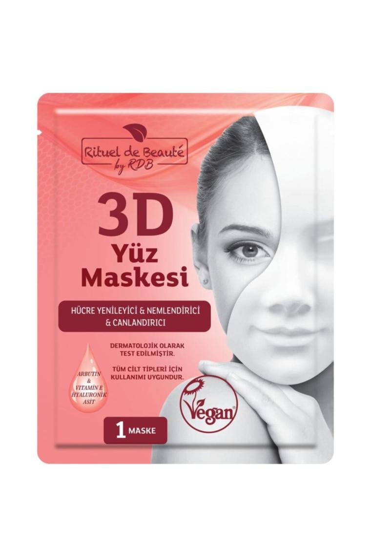 3d Yüz Maskesi Hücre Yenileyici ve Nemlendirici Canlandırıcı