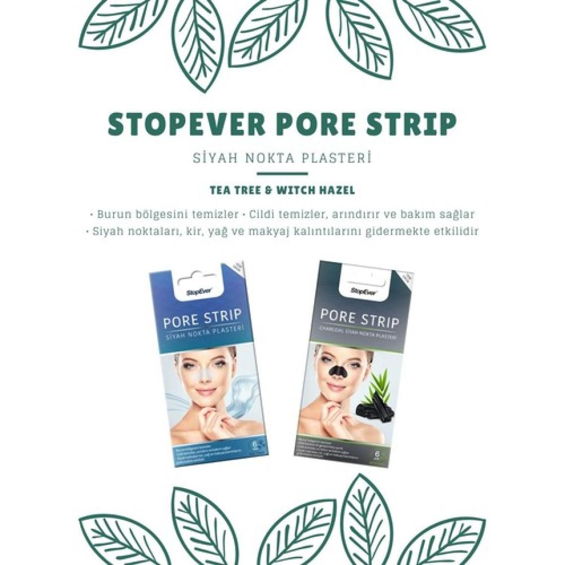 Stopever Karbonlu & Pore Strip Siyah Nokta Plasteri Ikili Paket