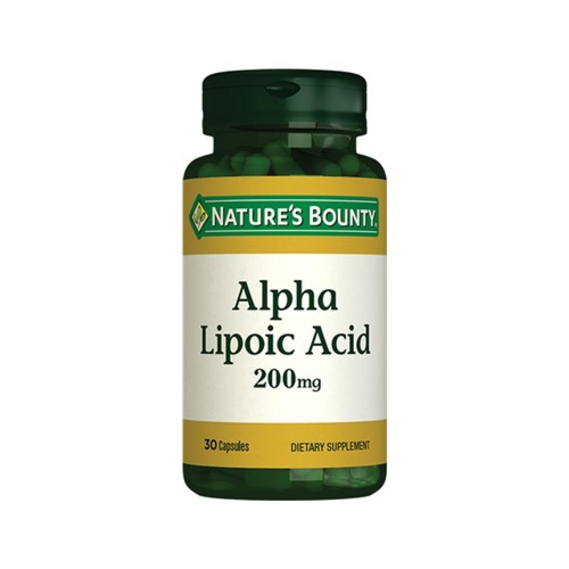 Natures Bounty Alpha Lipoic Acid 200 Mg 30 Kapsül