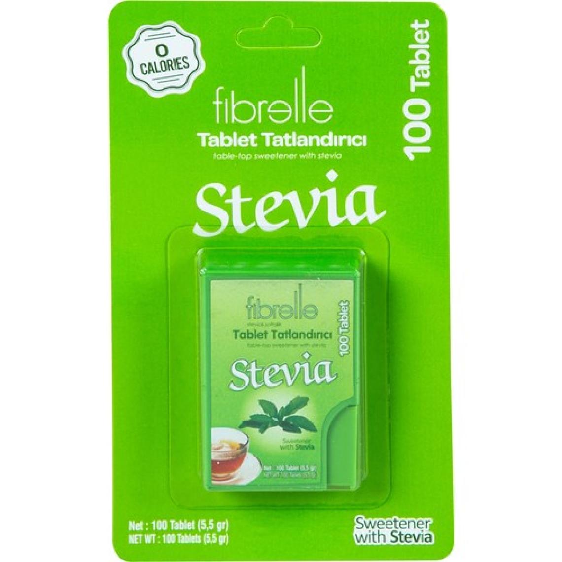 Fibrelle Cep Stevialı Tablet Tatlandırıcı 100'lü