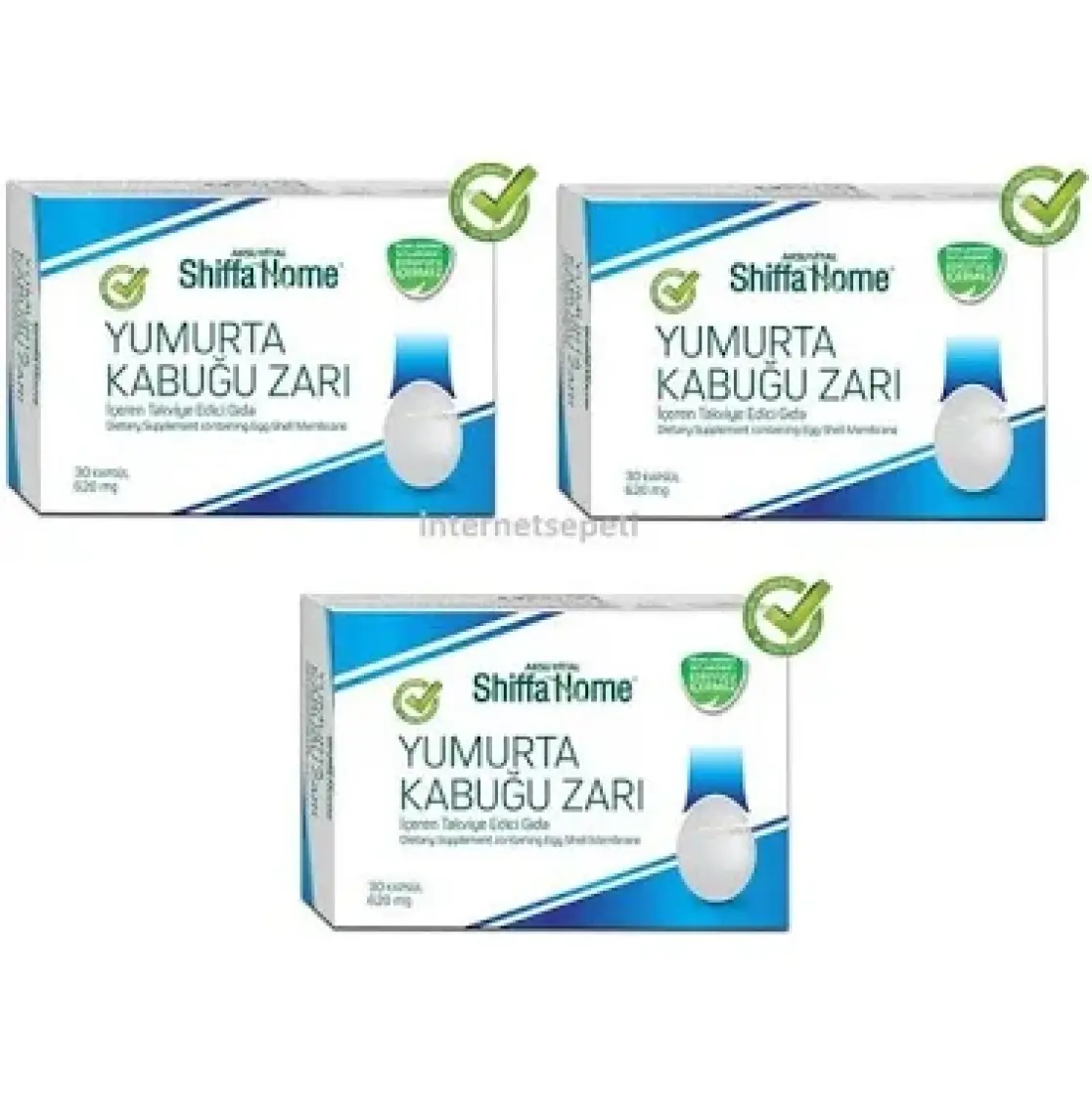Shiffa Home Bitkisel Yumurta Kabuğu Zarı Kapsül