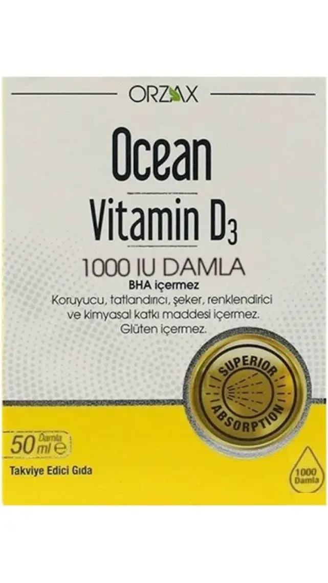 Ocean Vitamin D3 1000 IU Damla 50 ml