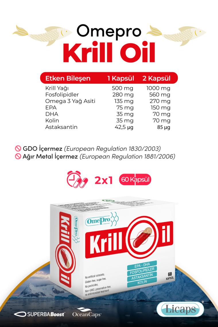 Anti Krill Oil (Krill Yağı) 60 Likit Kapsül