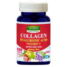 Vitapol Collagen Hyaluronic Acid Vitamin C 100 Tablet