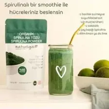 Naturiga Organik Spirulina Tozu 100 Gr.