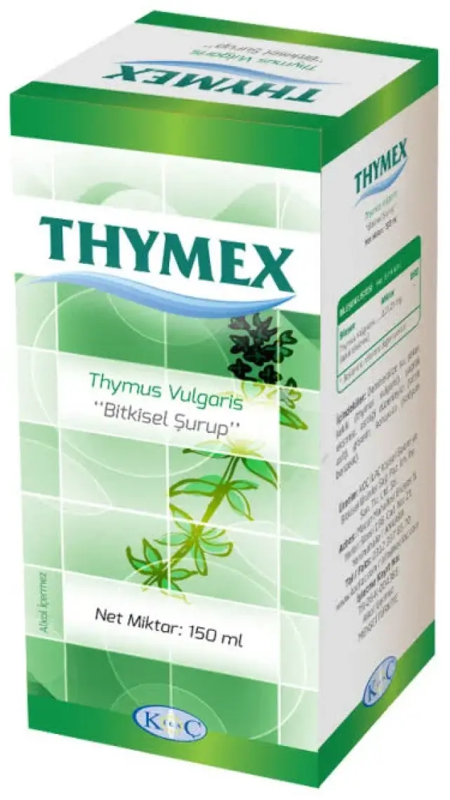 Thymex Kekik Ekstresi İçeren Bitkisel Şurup 150ml