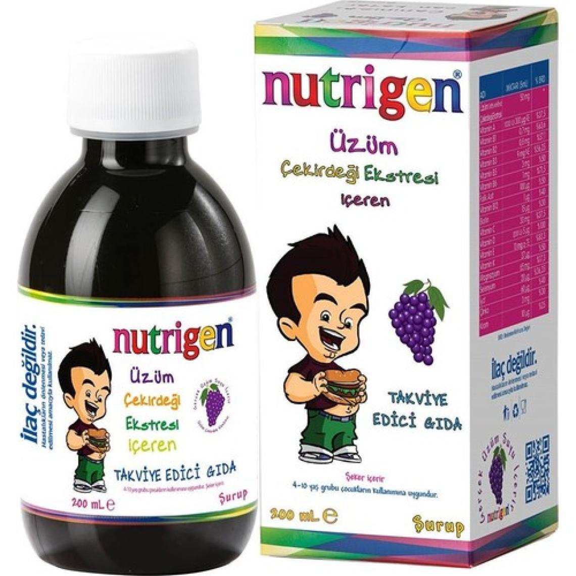 Nutrigen Üzüm Çekirdeği Ekstresi Şurup 200 Ml nut200007