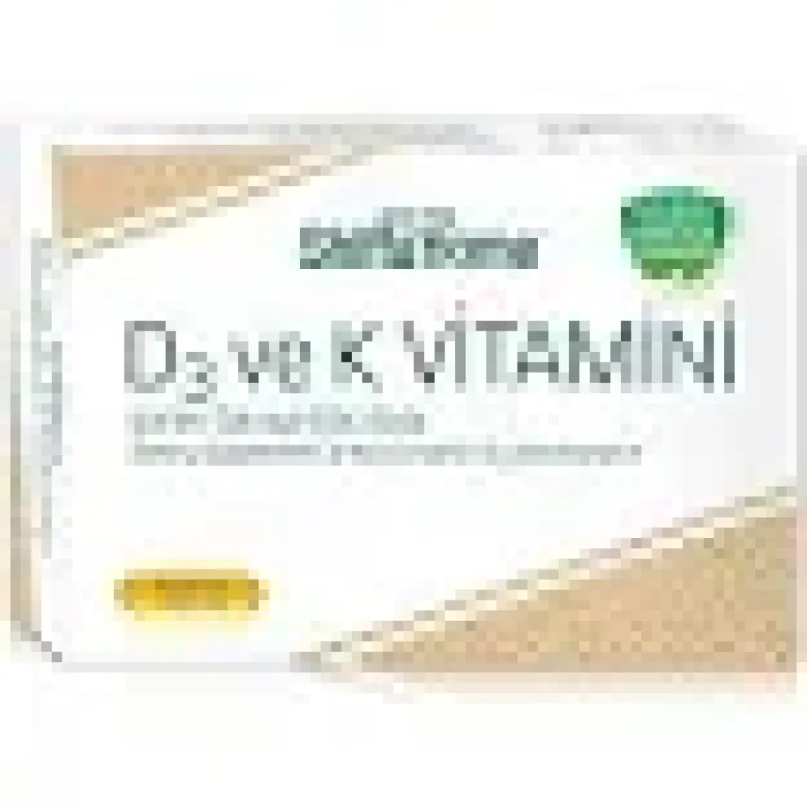 Shiffa Home Bitkisel D3 ve K2 Vitamini 1300 mg Kapsül