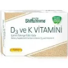 Shiffa Home Bitkisel D3 ve K2 Vitamini 1300 mg Kapsül