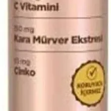 Dynavit C Vitamini, Sambucus Nigra ve Çinko 15 Efervesan Tablet - C Vitamini, Kara Mürver Ekstresi, Çinko