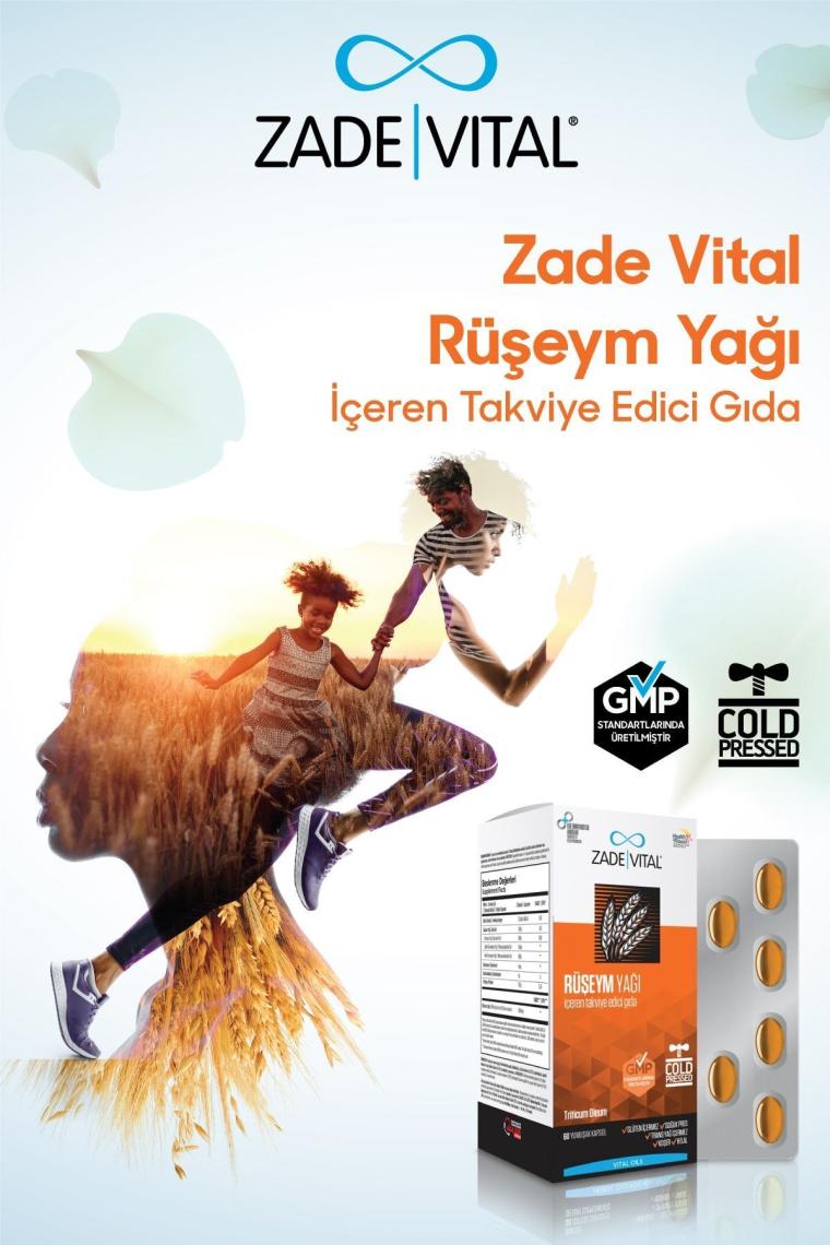 Zade Vital Rüşeym Yağı 60 Kapsül