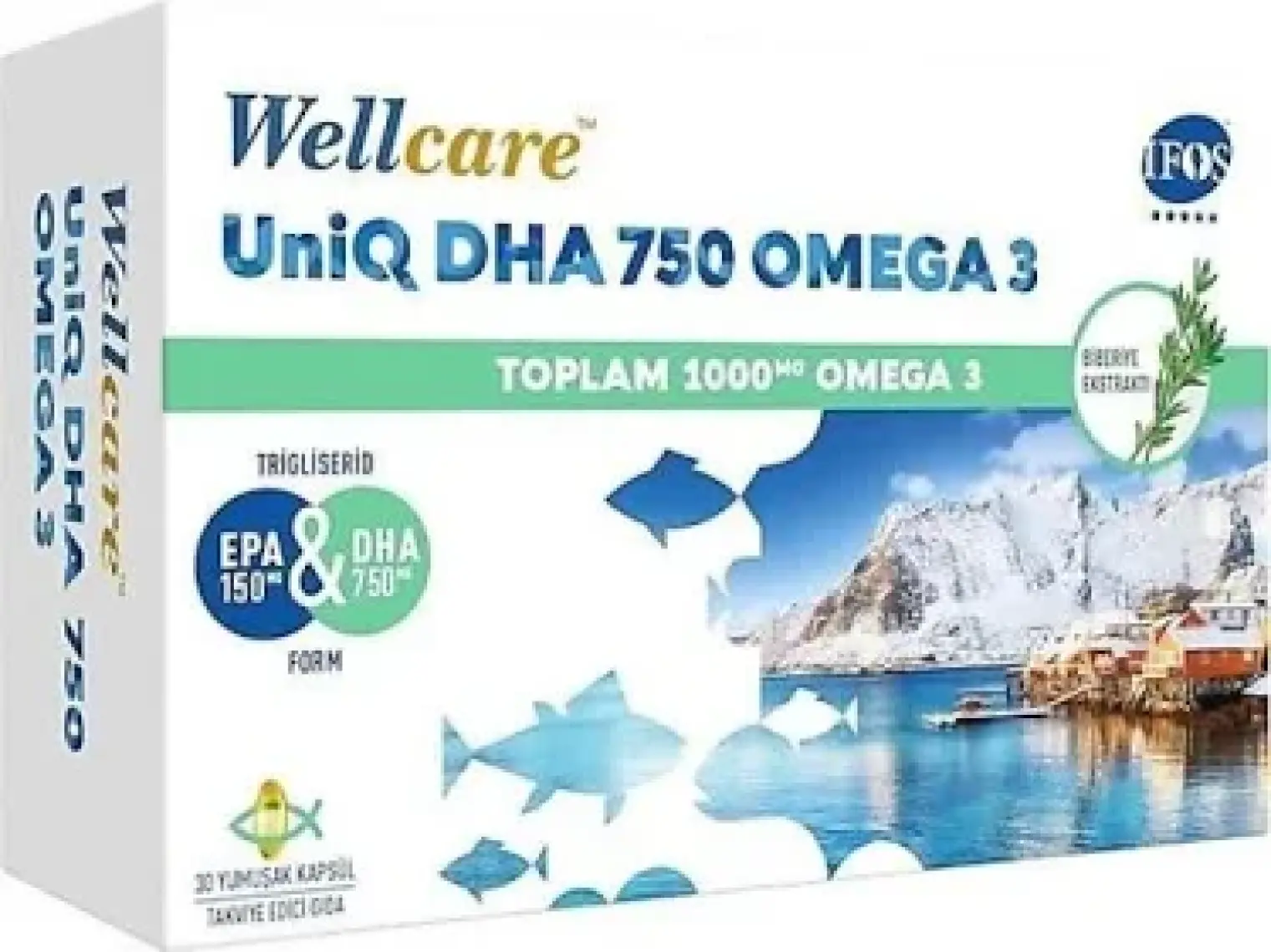 Wellcare Uniq 750 Omega 3 30 Kapsül