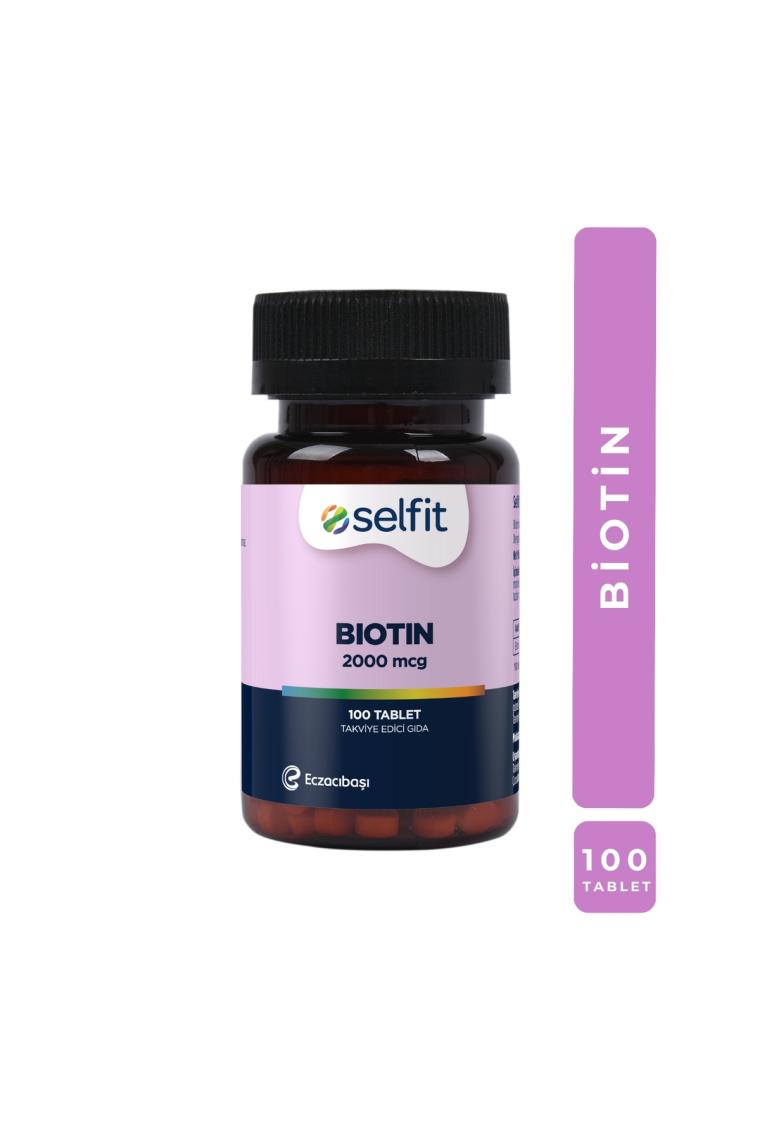 Selfit Biotin 2000 Mcg 100 Tablet